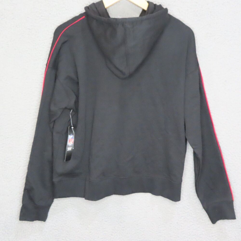 Team Apparel Sweatshirt Large Black NFL Tampa Bay Buccaneers Hoodie Pullover NEW - Picture 3 of 9